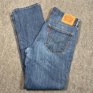 Levis 541 Jeans Mens 32x32 Athletic Taper Blue Denim Pants Stretch Medium Wash